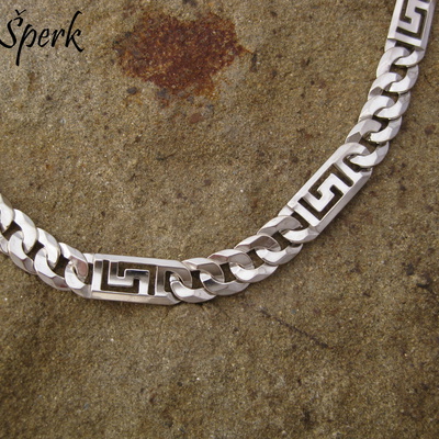 Masivní stříbrný řetízek ~ boho styl s nádechem luxusu