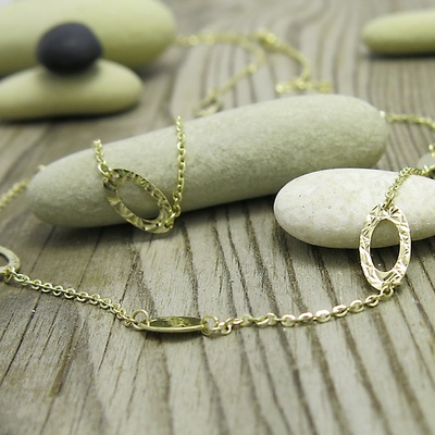 Elegantní náhrdelník ~ žluté zlato