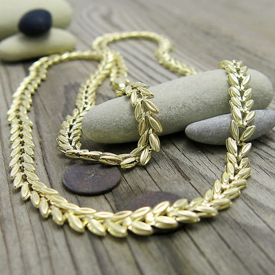 Žluté zlato ~ elegantní náhrdelník