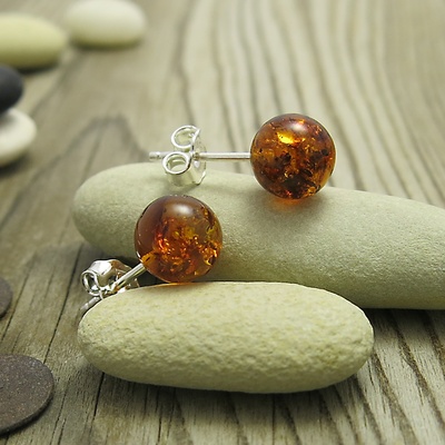 Jantarové náušnice Jantarové náušnice