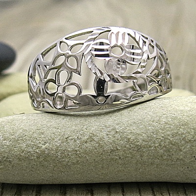 Bílé zlato ~ prsten