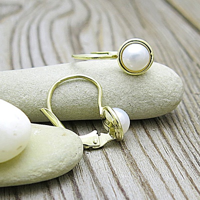 Náušnice s perlou Náušnice s perlou