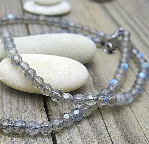 Labradorit , náhrdelník Labradorit , náhrdelník 1