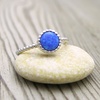 Modrý opál ~ stříbrný prsten Modrý opál ~ stříbrný prsten 2