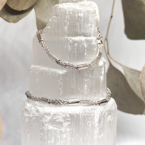 Řetízek na kotník ~ stříbro Řetízek na kotník ~ stříbro 1