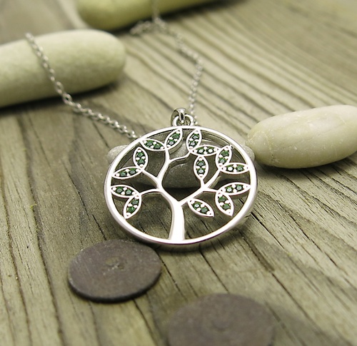 Strom života ~ stříbrný náhrdelník 1