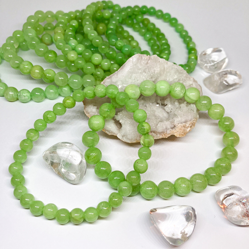 Náramek ~ zelený kalcit  1