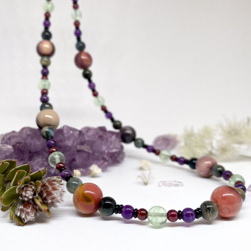 Náhrdelník ~ jaspis mokait Náhrdelník ~ jaspis mokait 1