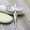 Stříbrný anděl se zirkony 2