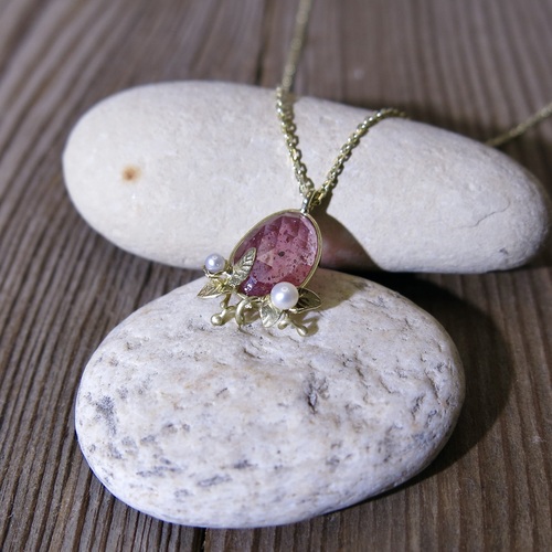 Náhrdelník s přírodním turmalínem Náhrdelník s přírodním turmalínem 1