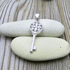 Klíček ~ stříbrný šperk se zirkony Klíček ~ stříbrný šperk se zirkony 2