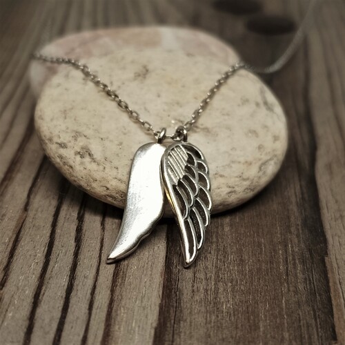 Náhrdelník s andělskými křídly ~ stříbro  Náhrdelník s andělskými křídly ~ stříbro  1