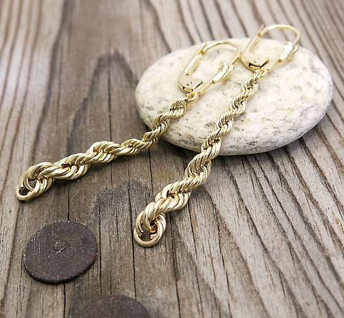 Valis ~ náušnice žluté zlato Valis ~ náušnice žluté zlato 1