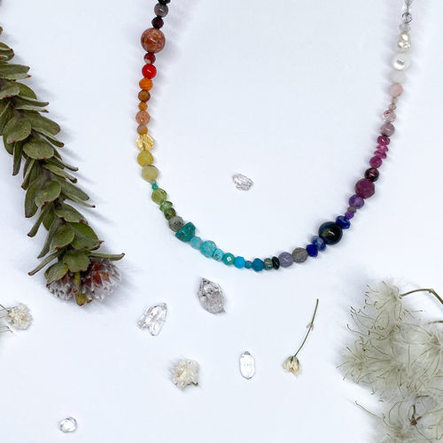 Náhrdelník ~ duhové minerály Náhrdelník ~ duhové minerály 1