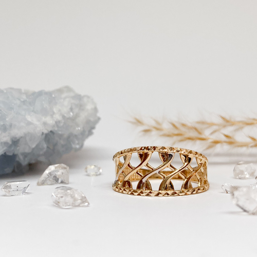 Netradiční prsten ~ žluté zlato Netradiční prsten ~ žluté zlato 1