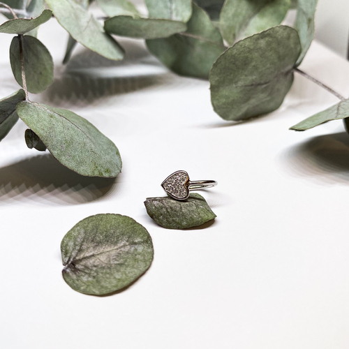 Stříbrná záušnice se zirkony Stříbrná záušnice se zirkony 1