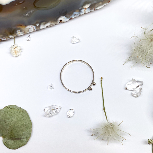 Prstýnek - Kroužek s kuličkami 1