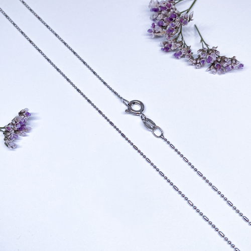 Stříbrný řetízek kuličky 1