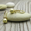 Kuličky ~ dětské náušnice ze žlutého zlata 2