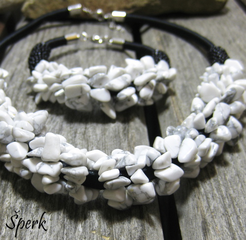 Hovlitová souprava ...náhrdelník ... náramek ...  1