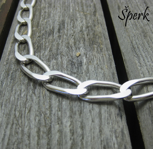 Masivní stříbrný náhrdelník ~ na den i večer 1