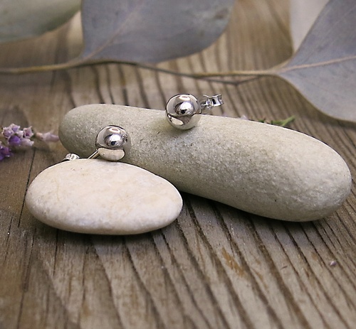 Kuličky ~ náušnice bílé zlato Kuličky ~ náušnice bílé zlato 1