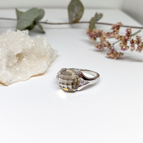 Prsten se záhnědou ~ stříbro Prsten se záhnědou ~ stříbro 1