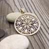 Zlatý přívěsek ~ mandala Zlatý přívěsek ~ mandala 2