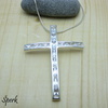 Stříbro ... přívěšek ... kříž ... řetízek ... 2
