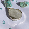 Měsíční kámen kapka s lístky ~ autorský šperk Měsíční kámen kapka s lístky ~ autorský šperk 2
