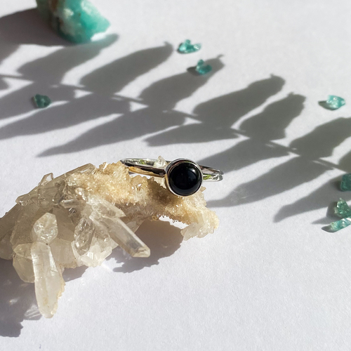 Stříbrný prsten ~ onyx Stříbrný prsten ~ onyx 1