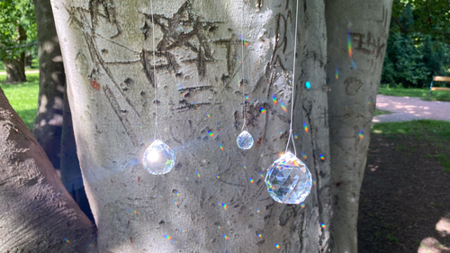 Závěsné duhové kuličky Závěsné duhové kuličky 1