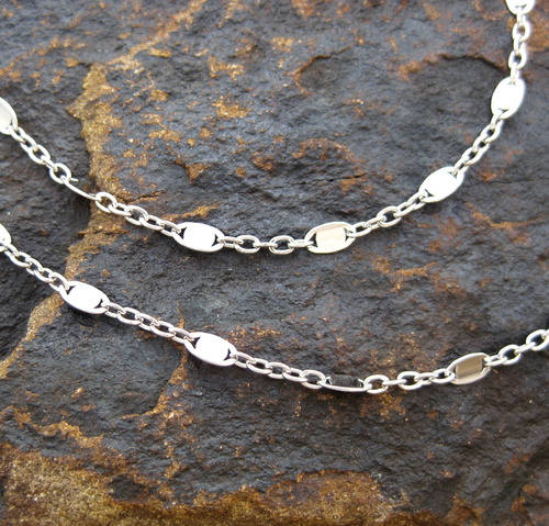 Stříbrný řetízek .....  1