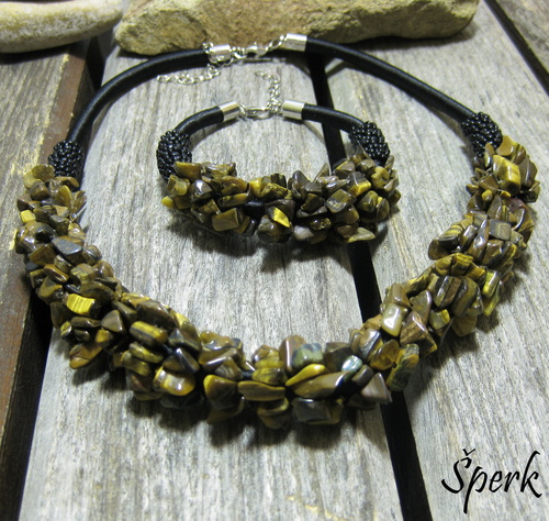 Souprava tygří oko ... 1