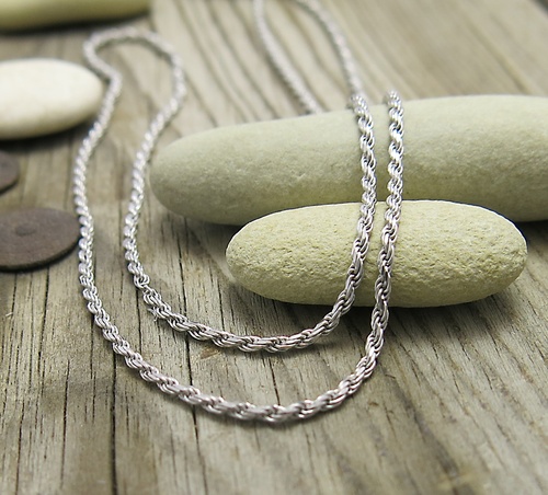 Stříbrný náhrdelník ~ valis 1