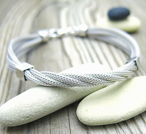 Luxusní stříbrný náramek Luxusní stříbrný náramek 1