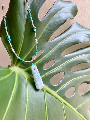 Náhrdelník Modrý Aragonit Náhrdelník Modrý Aragonit 1