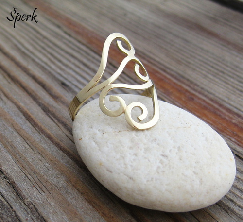 Zlatý prsten – malé spirálky, kudrlinky 1