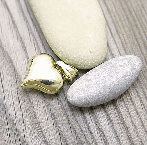 Přívěsek žluté zlato ~ srdíčko Přívěsek žluté zlato ~ srdíčko 1