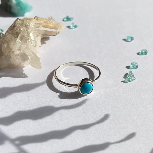 Stříbrný prsten ~ tyrkys Stříbrný prsten ~ tyrkys 1
