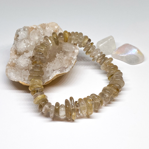 Venušiny vlasy (Křišťál s rutilem) - Náramek 1