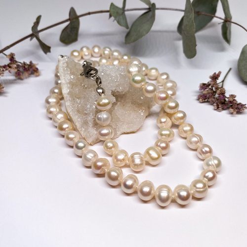 Perlový náhrdelník ~ říční perly Perlový náhrdelník ~ říční perly 1